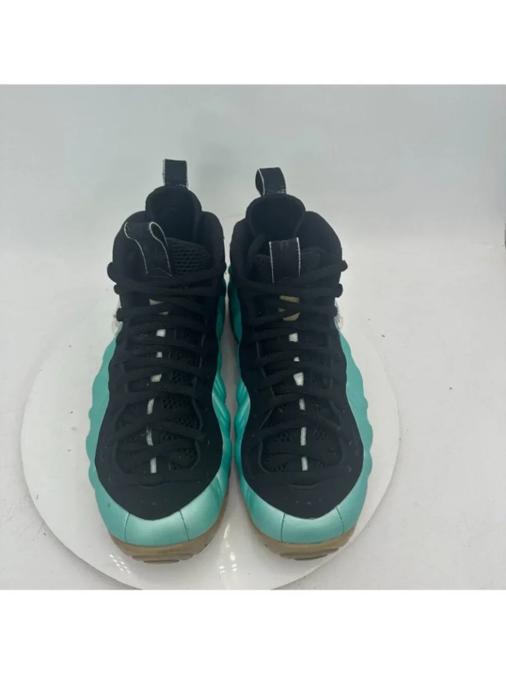 Nike Air Foamposite Pro Men Size 10 624041-303 Island Green Basketball Shoes